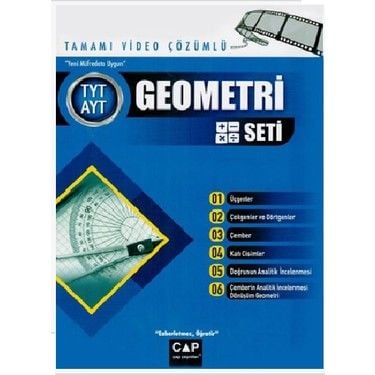 Çap Yayınları YKS TYT AYT Set Geometri - 2022
