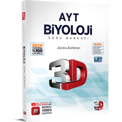 2023 AYT 3D Yayınları Biyoloji Soru Bankası