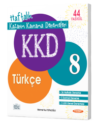 Kurmay Yayınları 8.Sınıf  Türkçe Haftalık Kazanım Kavrama Denemeleri (44 Fasikül)