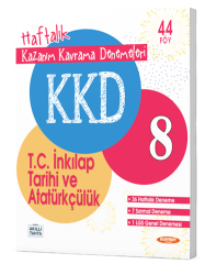Kurmay Yayınları 8.Sınıf  T.C.İnkılap Tarihi Ve Atatürkçülük Haftalık Kazanım Kavrama Denemeleri (44 Fasikül)
