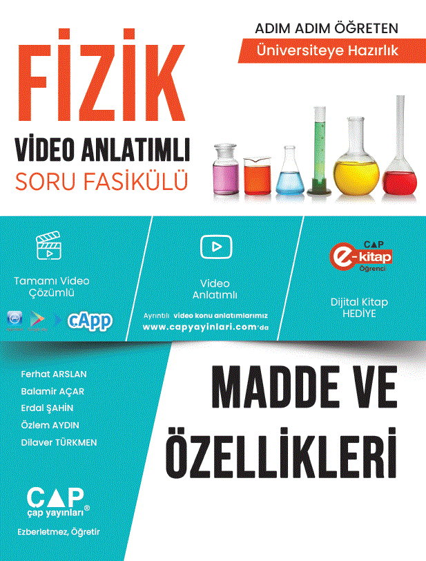 Çap Yayınları Üniversite Hazırlık Fizik Ka-Sb Madde Ve Özellikleri - 2023