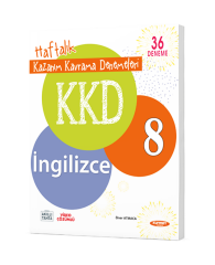 Kurmay Yayınları 8.Sınıf  İngilizce Haftalık Kazanım Kavrama Denemeleri (36 Fasikül)