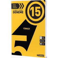 Hız Yayınları 5. Sınıf Türkçe 15 li Deneme