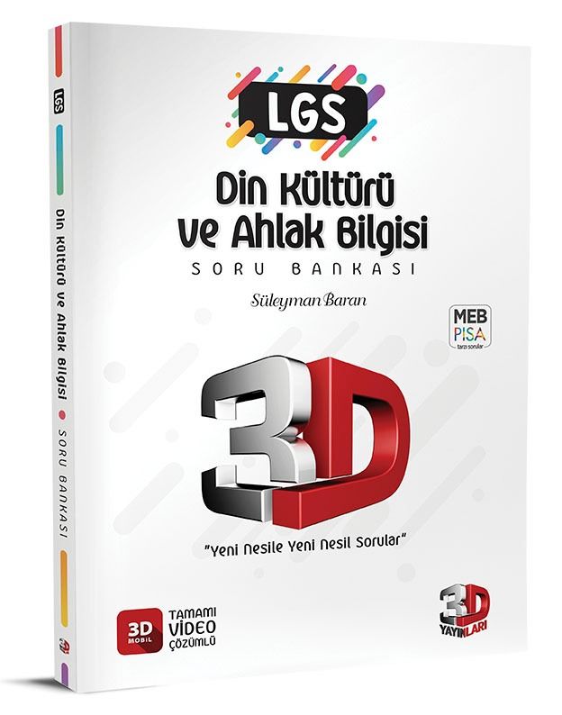 3D Yayınları LGS Din Kültürü Soru Bankası