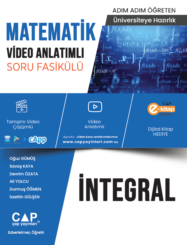 Çap Yayınları Üniversite Hazırlık Matematik Ka-Sb İntegral - 2022-23