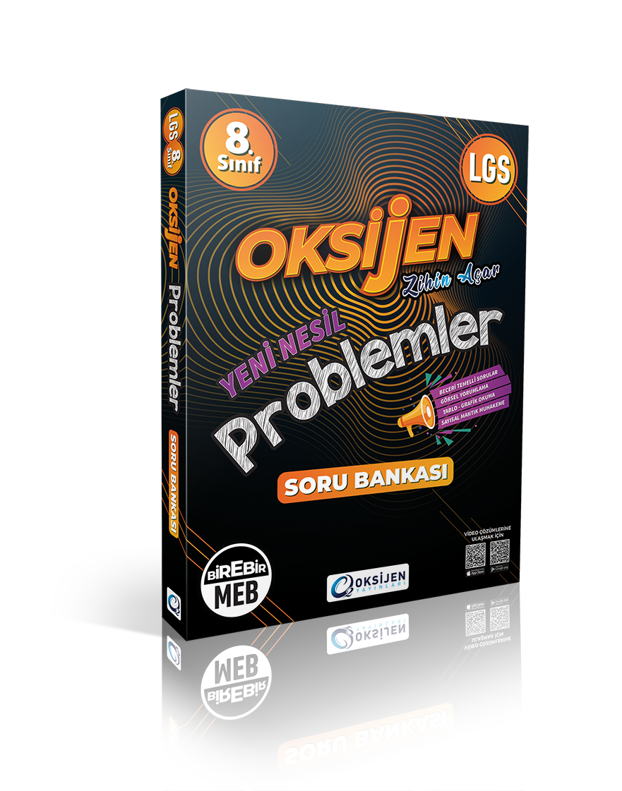 Oksijen Yayınları 8. Sınıf Problemler Soru Bankası