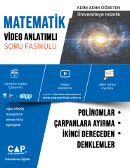 Çap Yayınları Üniversite Hazırlık Matematik Ka-Sb Polinomlar Çarpanlara Ayırma 2.Dereceden Denklemler- 22-23
