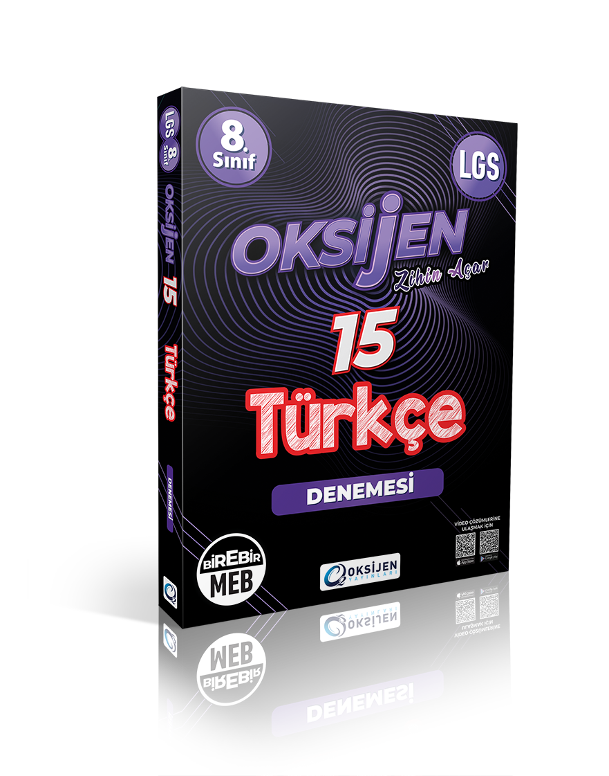 Oksijen Yayınları 8.Sınıf 15'li Türkçe Denemeleri