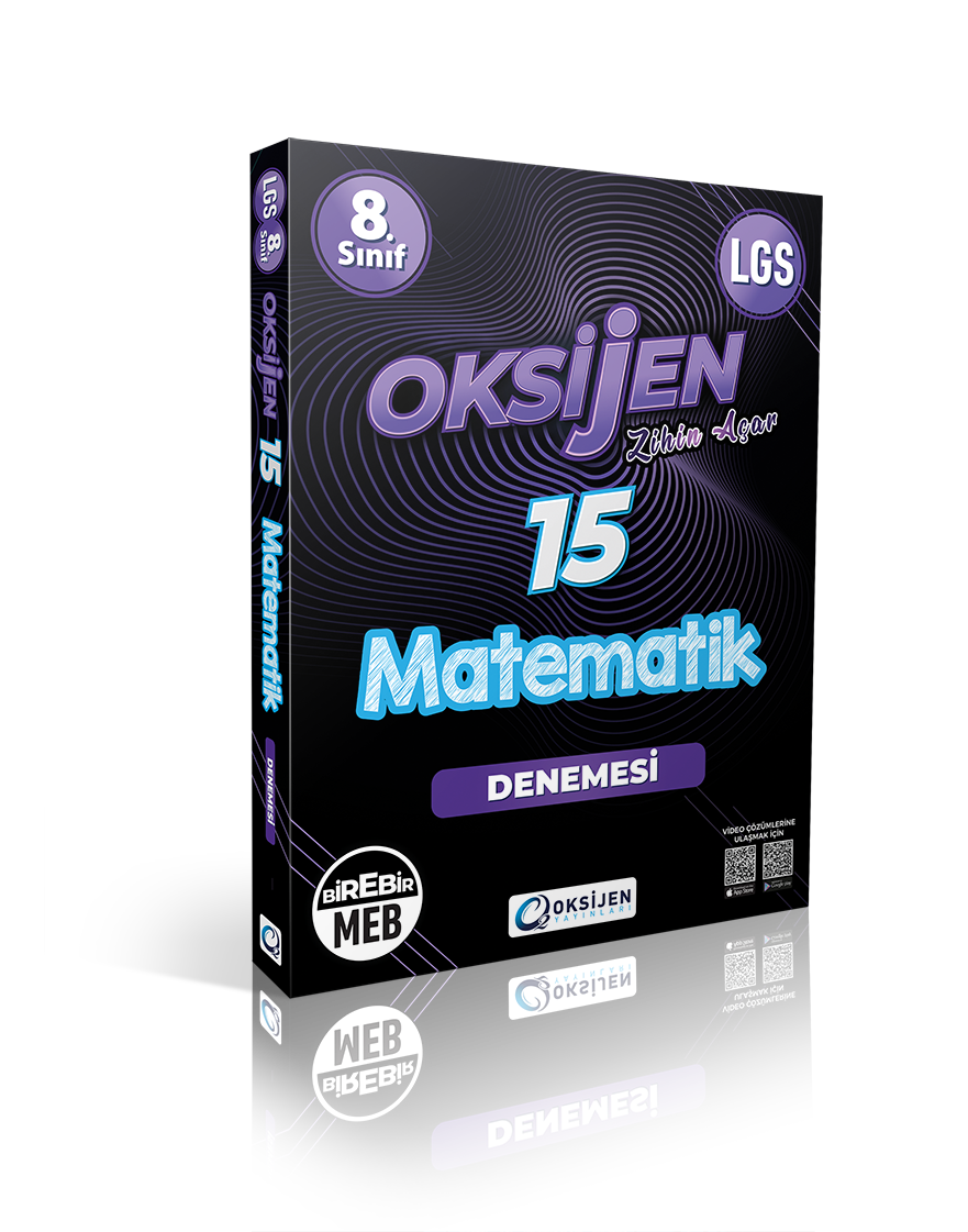 Oksijen Yayınları 8.Sınıf 15'li Matematik Denemeleri