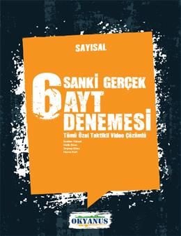 Okyanus Yayıncılık Sanki Gerçek 6 Ayt Sayısal Deneme