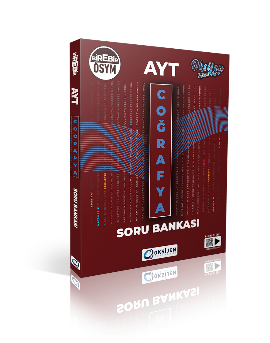 Oksijen Yayınları AYT Coğrafya Soru Bankası