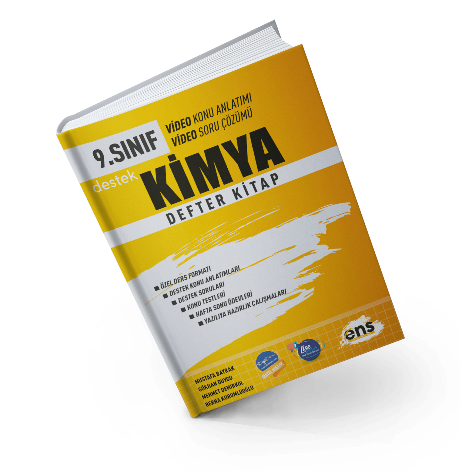 Ens Destek Yayınları 9.Sınıf Defter Kitap Kimya - 2023