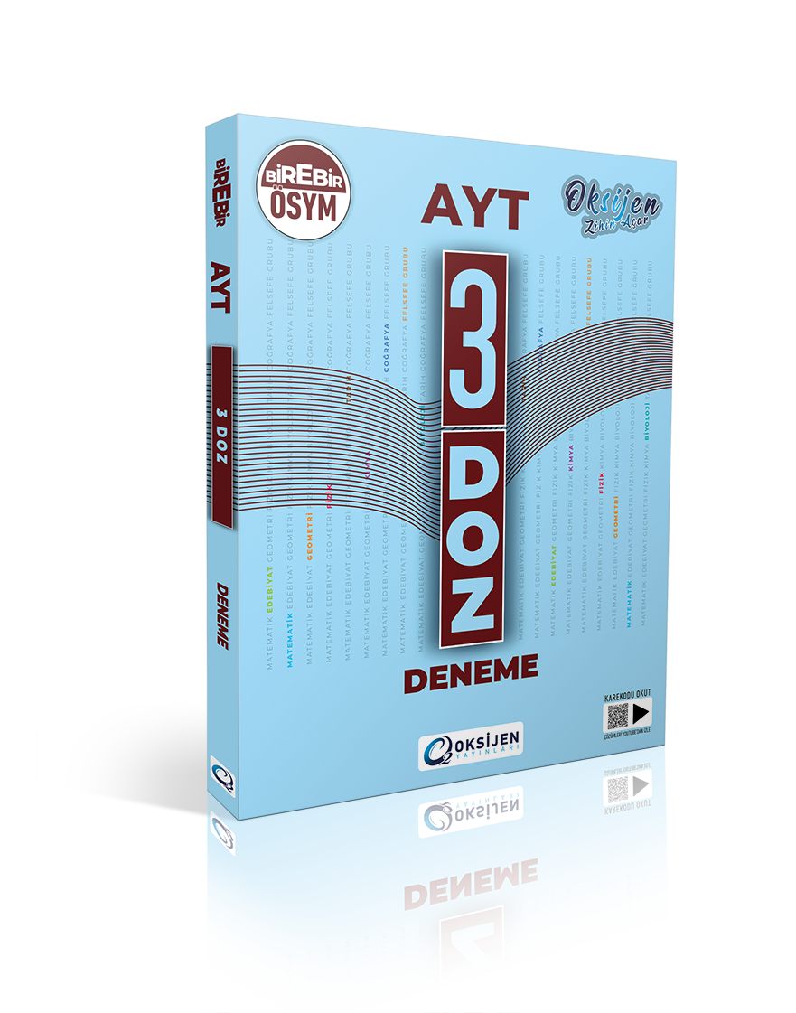 Oksijen Yayınları AYT 3 Doz Fasikül Deneme