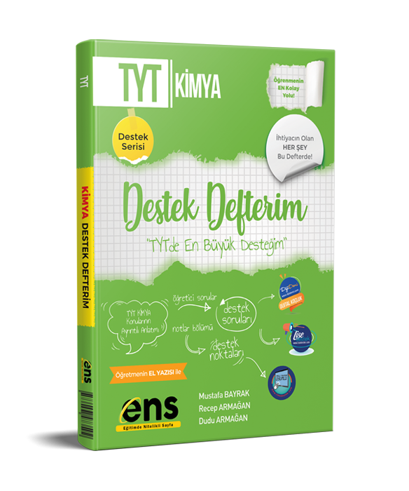 Ens Destek Yayınları TYT Destek Defterim Kimya - 2022