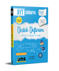 Ens Destek Yayınları YKS AYT Destek Defterim Coğrafya - 2022