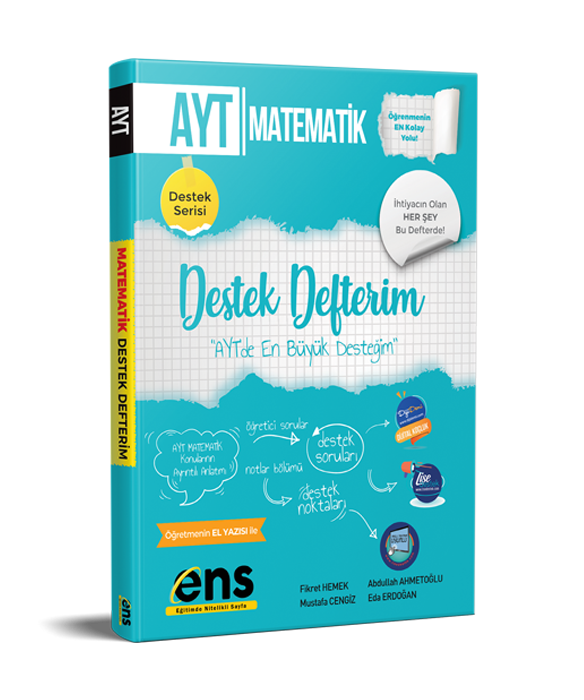 Ens Destek Yayınları YKS AYT Destek Defterim Matematik - 2022