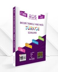 Karekök Yayınları 8.Sınıf LGS Yeni Nesil Beceri Temelli Türkçe Soruları (ROS)