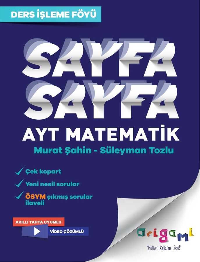 Tammat Yayıncılık Ayt Matematik Sayfa Sayfa Ders İşleme Föyü