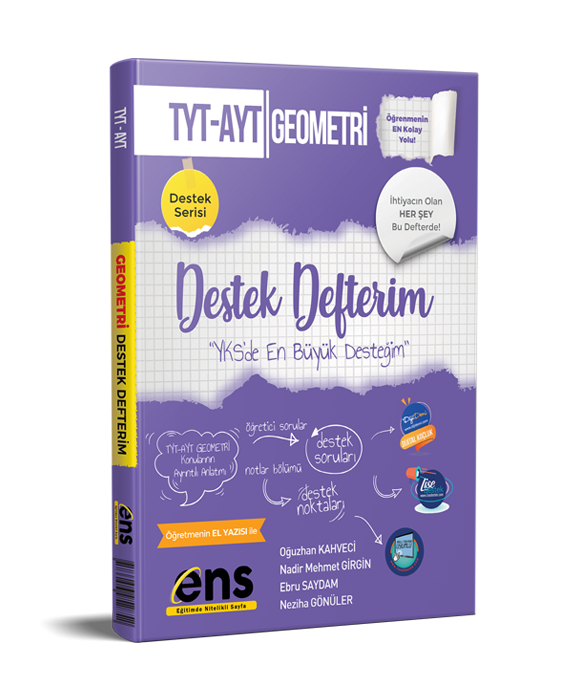 Ens Destek Yayınları YKS TYT AYT Destek Defterim Geometri - 2022