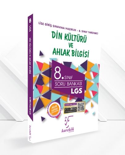 Karekök Yayınları 8.Sınıf LGS Din Kül. ve Ahl. Bil. Soru Bankası