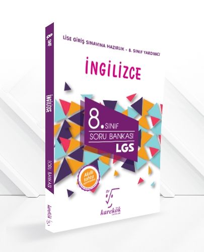 Karekök Yayınları 8.Sınıf LGS İngilizce Soru Bankası
