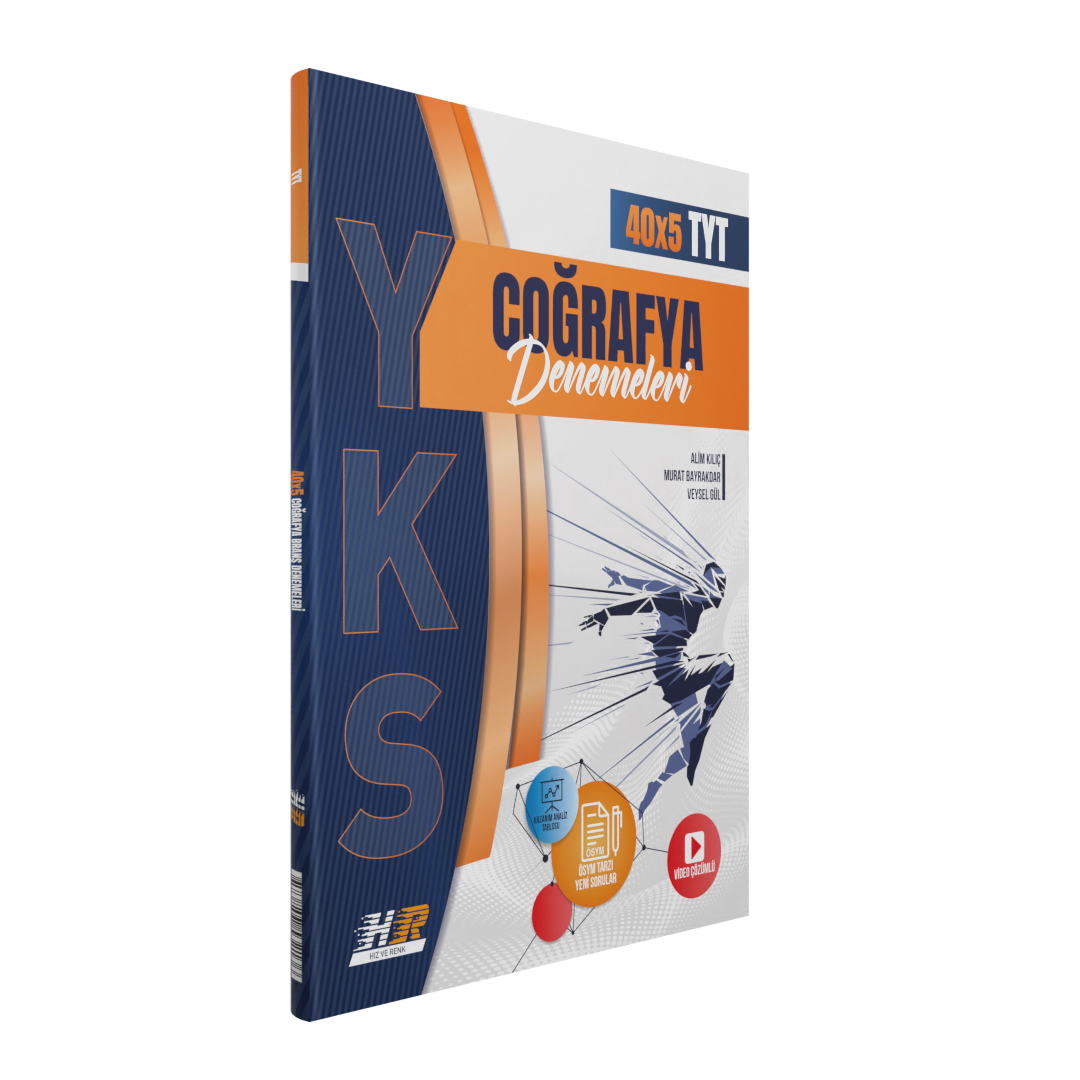 Hız Ve Renk Yayınları TYT Deneme Coğrafya (40*5) - 2022