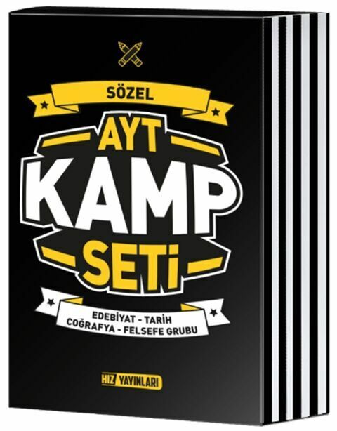 Hız Yayınları AYT Kamp Seti Sözel Edebiyat-Tarih-Coğrafya-Felsefe