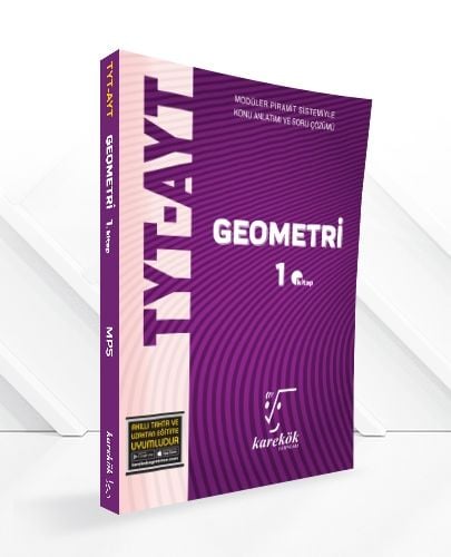 Karekök Yayınları TYT-AYT Geometri 1 MPS (Modüler Piramit Sistemi)