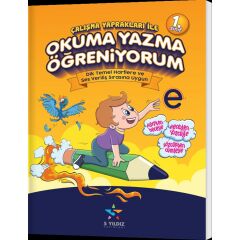 5 Yıldız Yayınları 1. Sınıf Türkçe Çalışma Yaprakları ile Okuma Yazma Öğreniyorum
