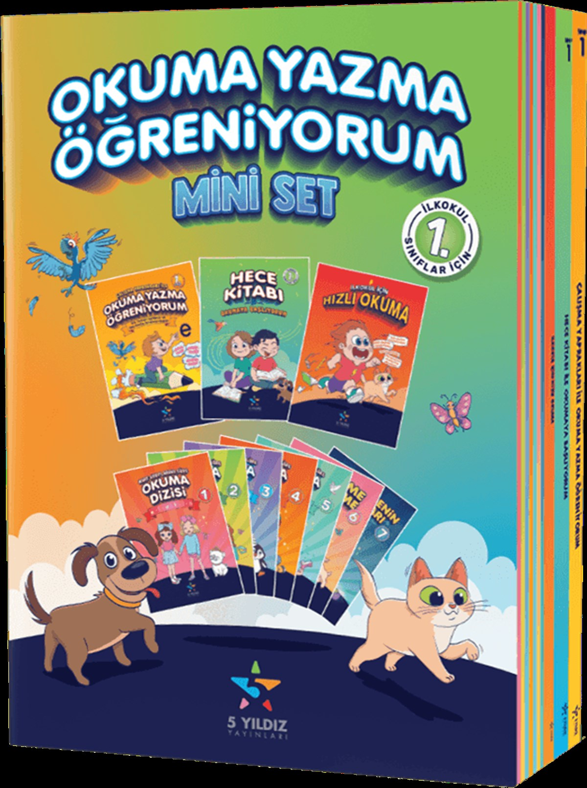 5 Yıldız Yayınları 1. Sınıf Eğitim Seti Okuma Yazma Öğreniyorum Mini Set