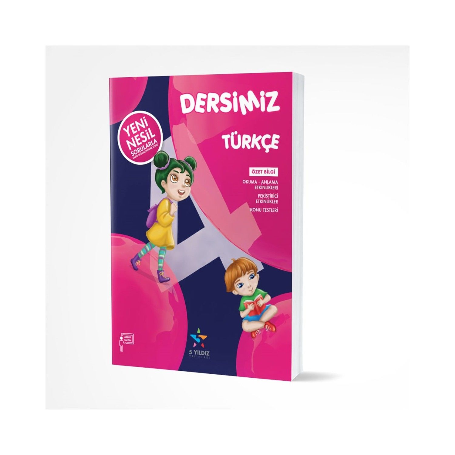 5 Yıldız Yayınları 4. Sınıf Türkçe Etkinlikli Soru Bankası