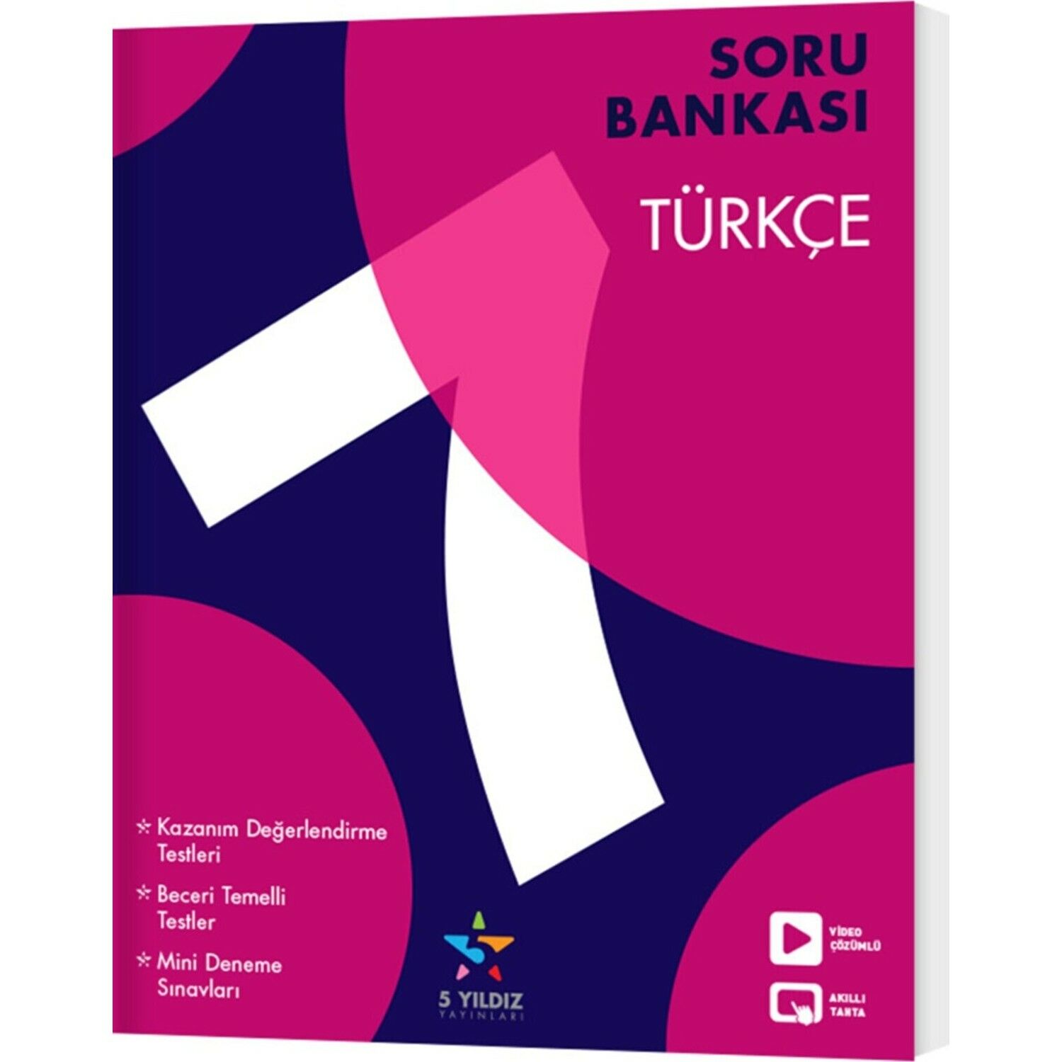 5 Yıldız Yayınları 7. Sınıf Türkçe Soru Bankası