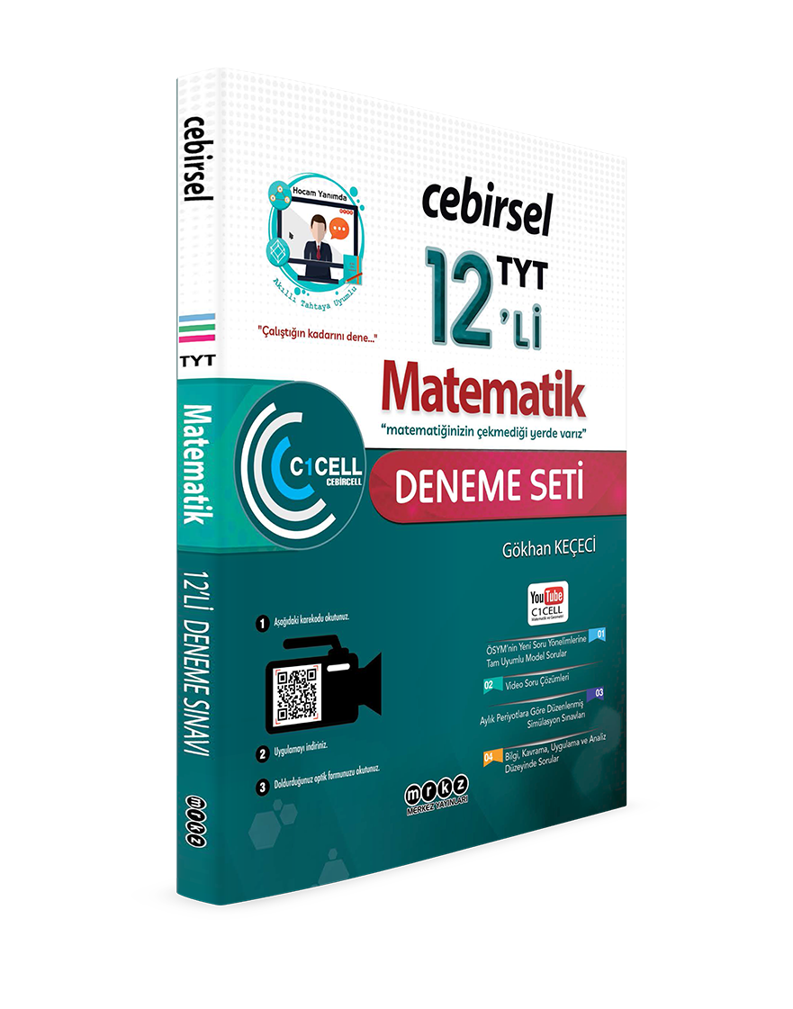 Merkez Analitik Yayınları TYT Cebirsel Matematik 12'li Deneme - 2022