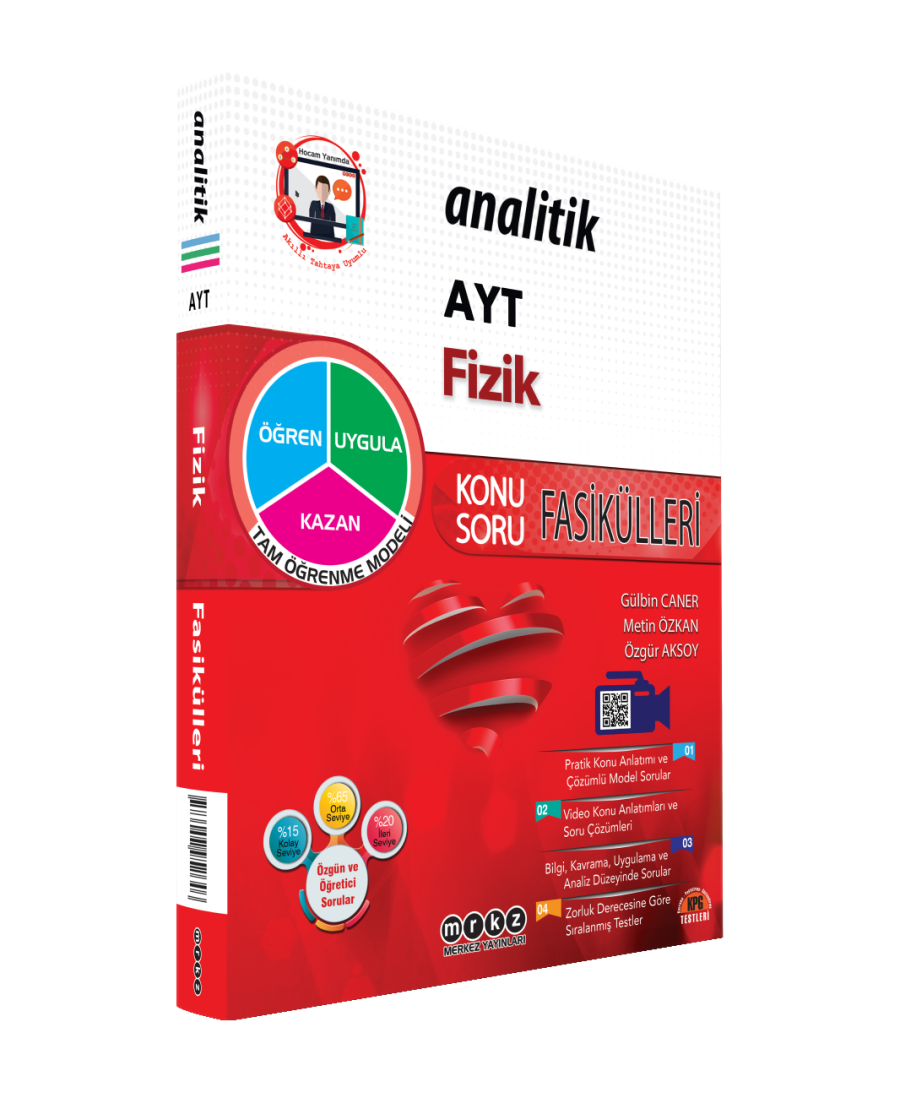 Merkez Analitik Yayınları YKS AYT Analitik Ka.Sb. Fizik - 2022