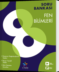 5 Yıldız Yayınları 8. Sınıf Fen Bilimleri Soru Bankası