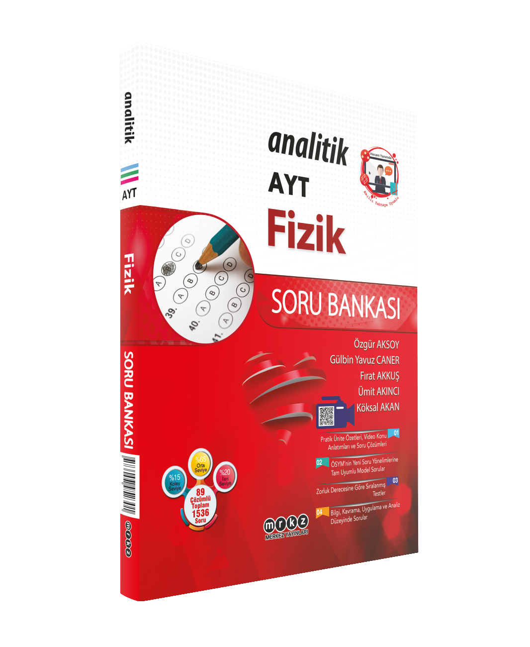 Merkez Analitik Yayınları YKS AYT Analitik S.B. Fizik - 2022-23