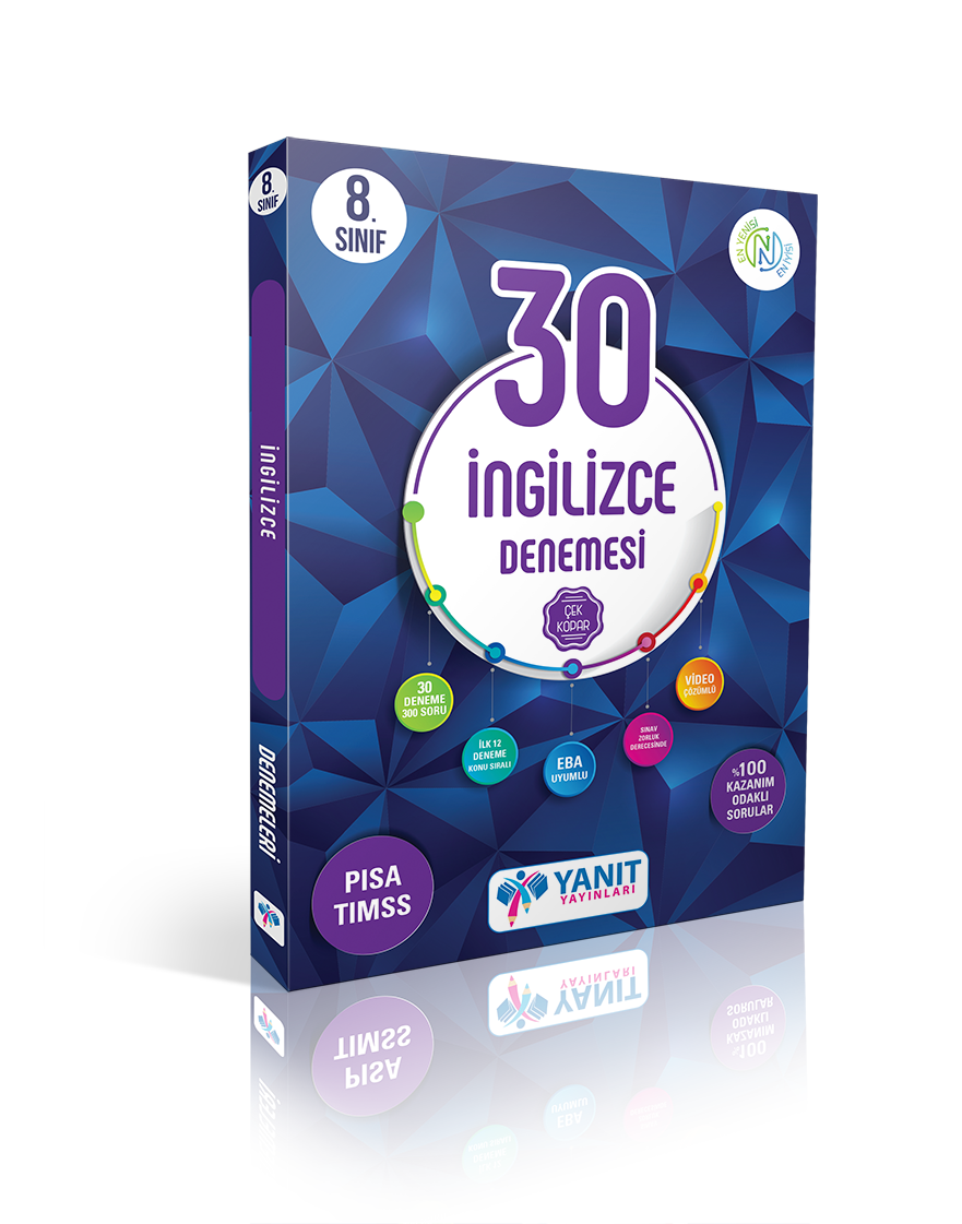 Yanıt Yayınları 8. Sınıf 30 İngilizce Denemesi Video Çözümlü