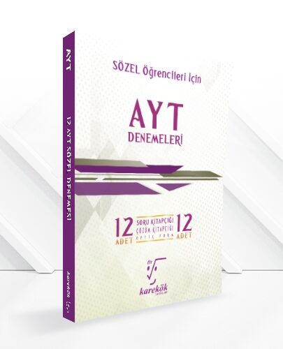 Karekök Yayınları AYT Sözel 12'li Deneme Seti
