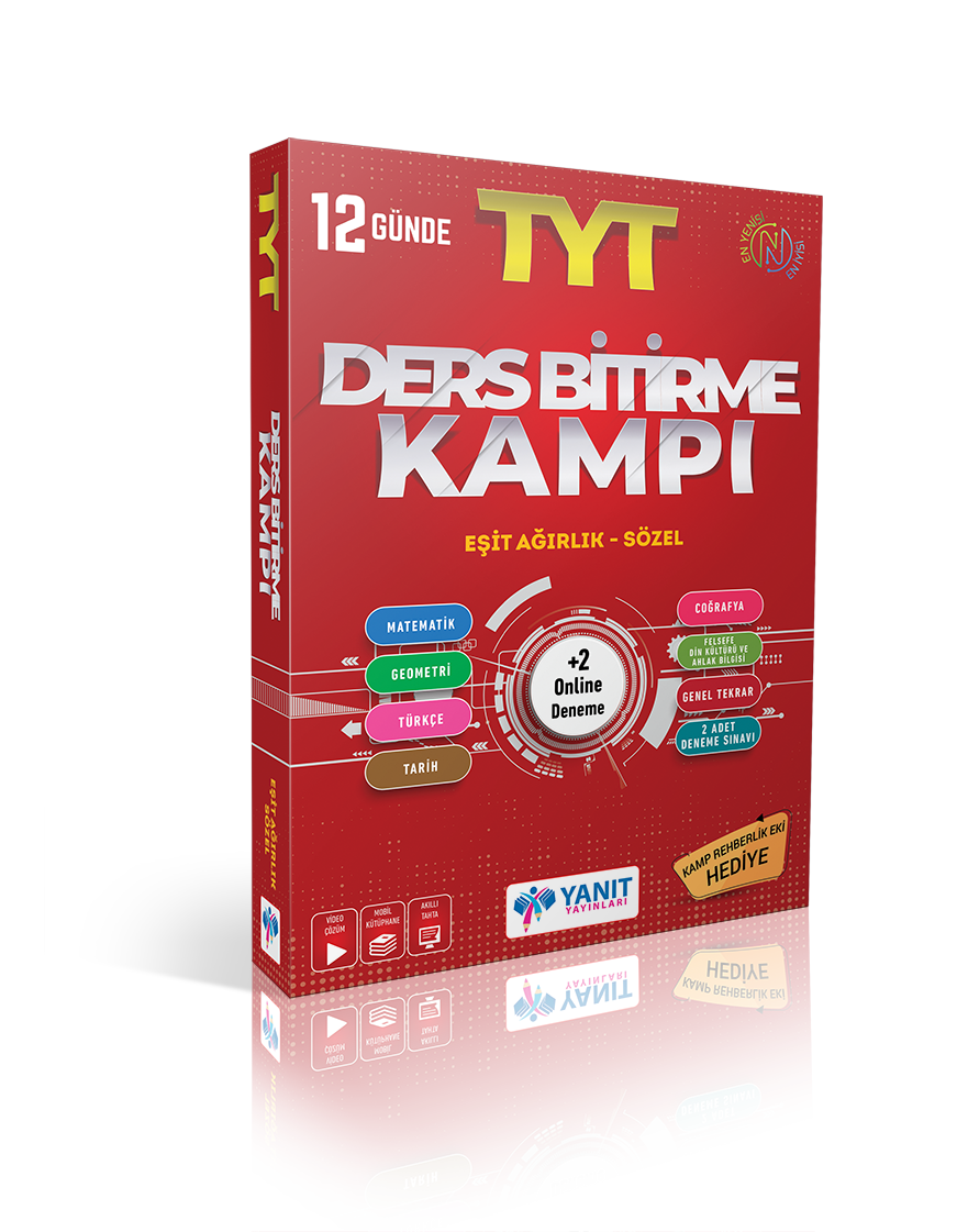 Yanıt Yayınları TYT Ders Bitirme Kampı Eşit Ağırlık-Sözel