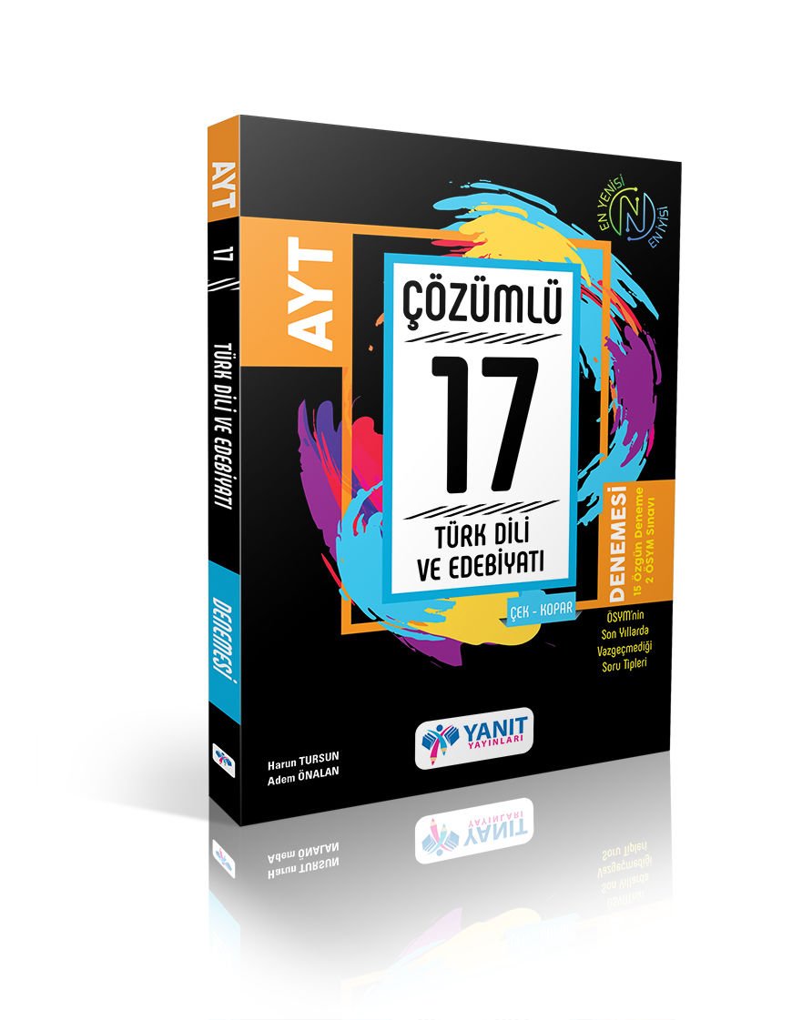 Yanıt Yayınları AYT Çözümlü 17 Türk Dili Ve Edebiyat Branş Deneme