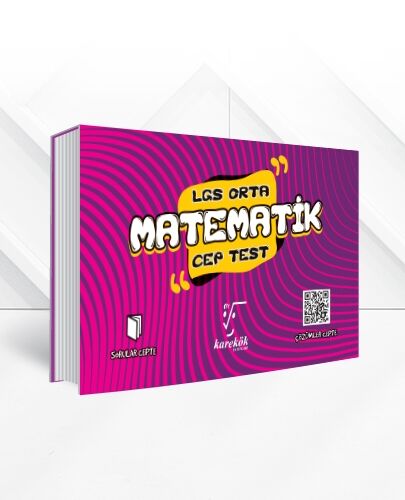 Karekök Yayınları LGS Matematik Orta CEP TEST