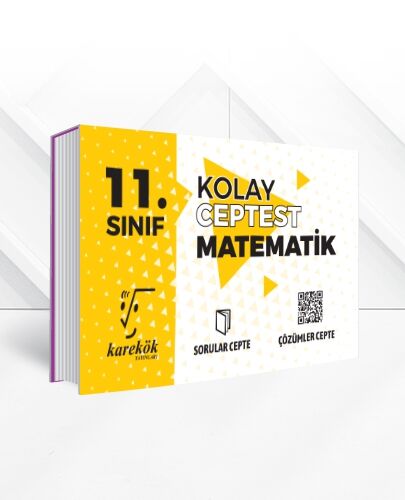 Karekök Yayınları 11.Sınıf Matematik Kolay CEP TEST