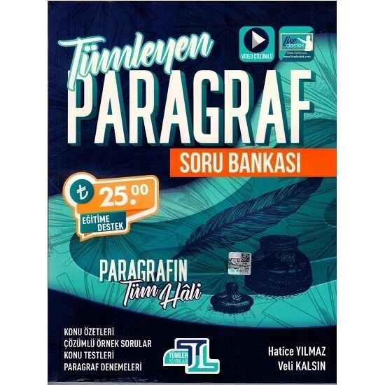 Tümler Yayınları TYT Tümler Soru Bankası Paragraf - 2022