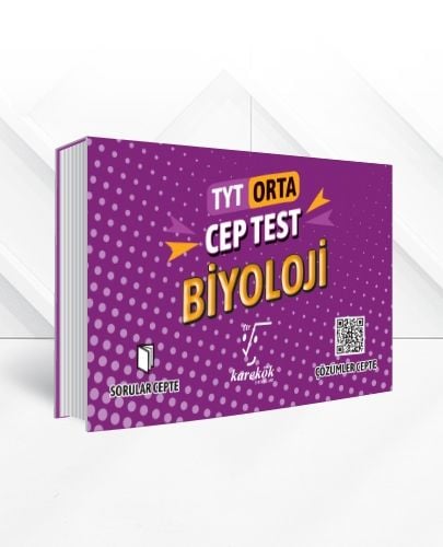 Karekök Yayınları TYT Biyoloji Orta CEP TEST