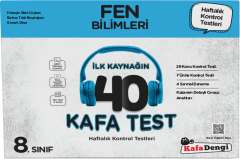 KafaDengi Yayınları 8. Sınıf Fen Bilimleri 40 Kafa Test