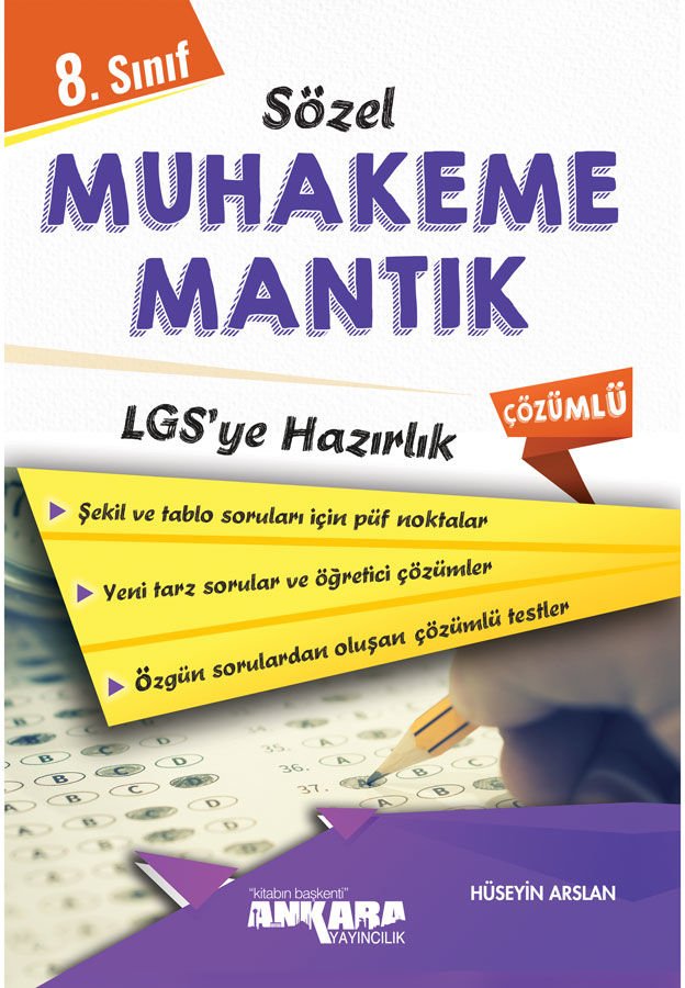 Ankara Yayıncılık 8.Sınıf Sözel Muhakeme Mantık Çözümlü Soru Bankası