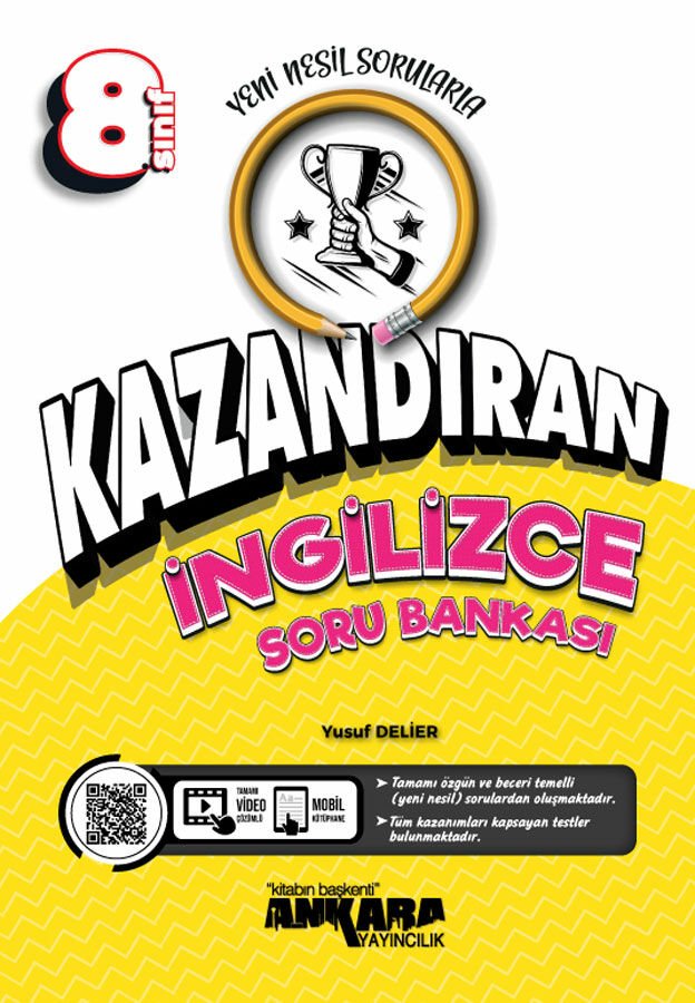 Ankara Yayıncılık 8.Sınıf Kazandıran İngilizce Soru Bankası