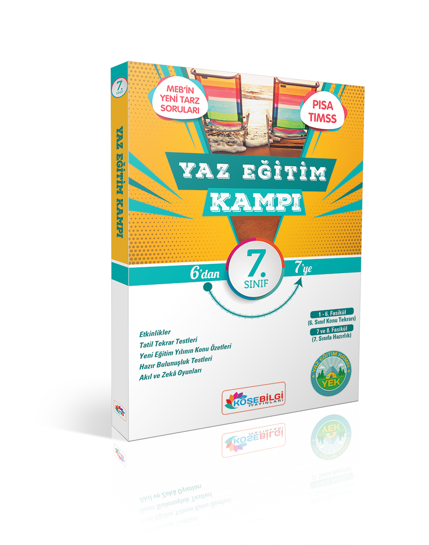 Köşebilgi Yayınları 7. Sınıf Yaz Kursu Kitabı