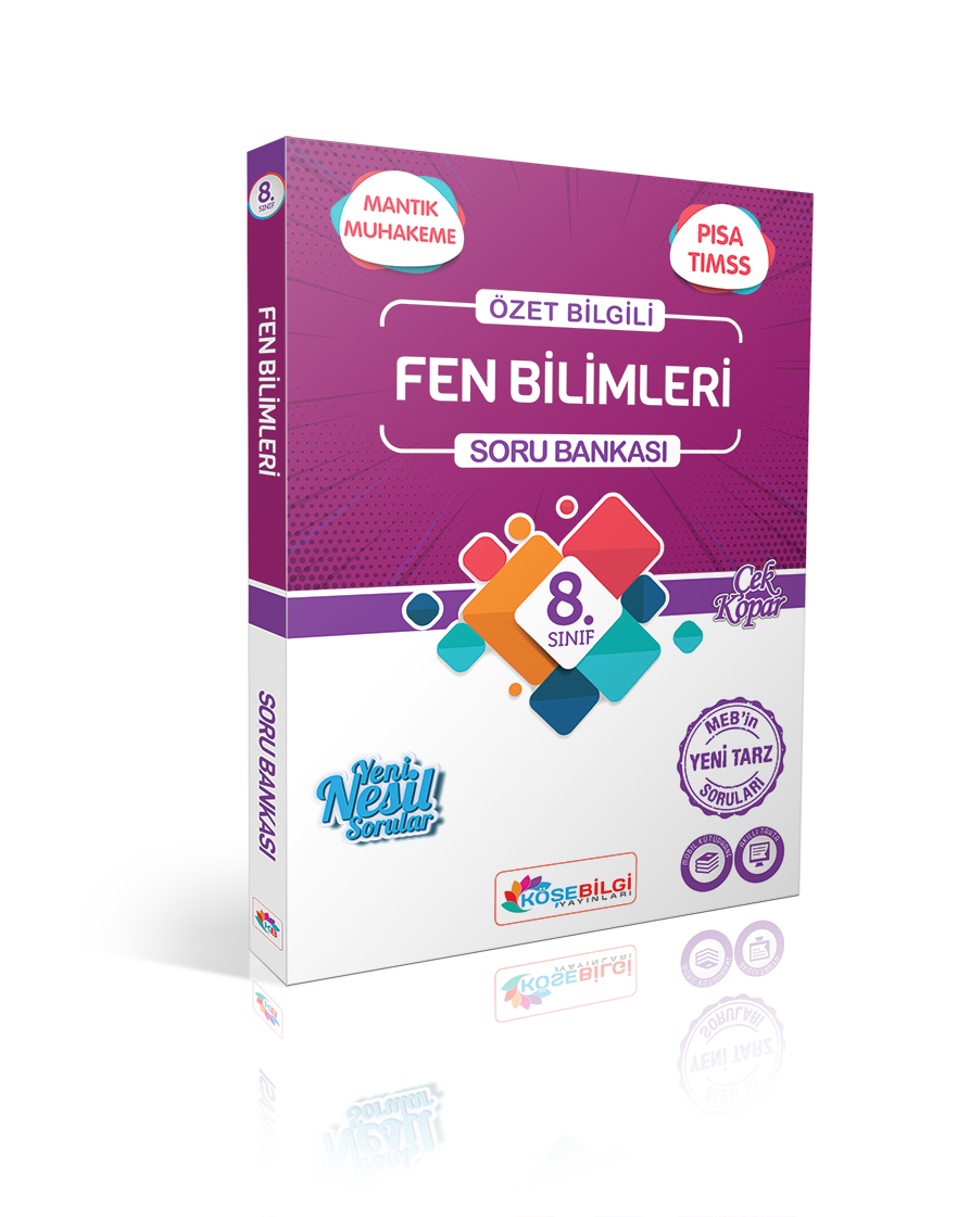 Köşebilgi Yayınları 8.Sınıf Fen Bilimleri Özet Bilgili Soru Bankası