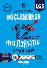 Ankara Yayıncılık 8.Sınıf Matematik Güçlendiren 12 Deneme
